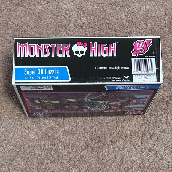 Monster High Super 3D Puzzle 150 Pieces - Picture 2 of 4